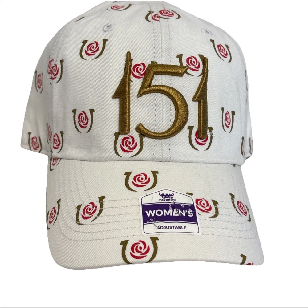 Womens White Kentucky Derby
151 NEW Adjustable Hat